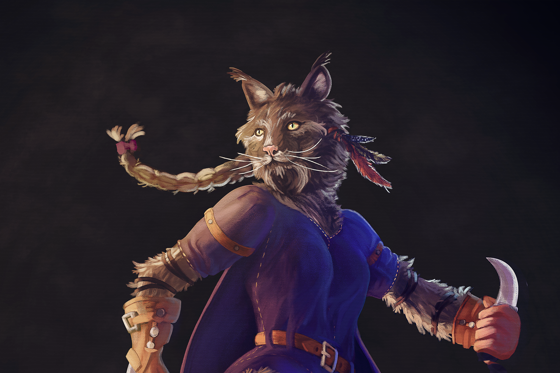 Kanina illustration character by Mike Kaiser